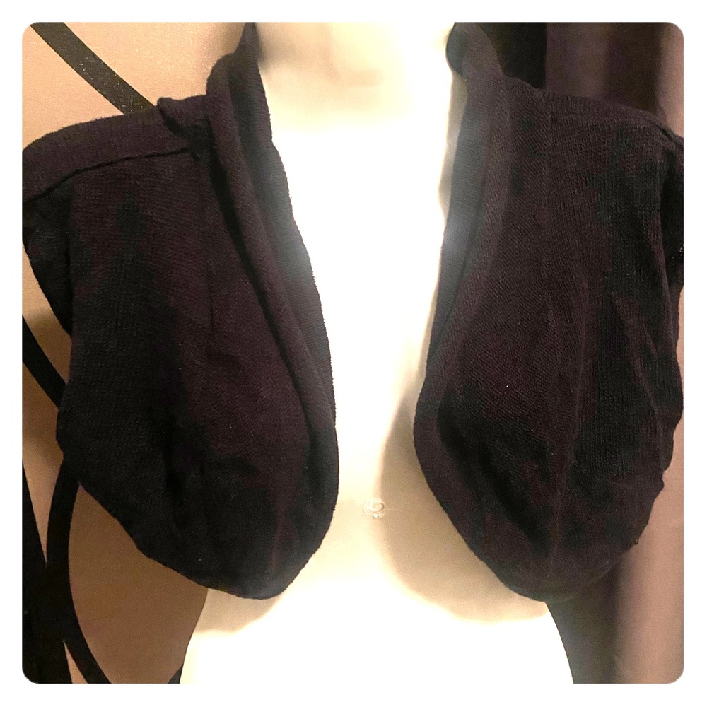 Black Cap Sleeved Bolero Jacket